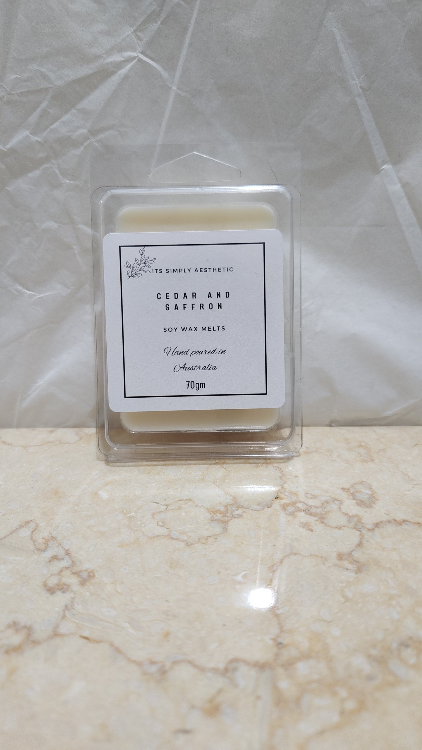 Cedar and Saffron Wax Melt
