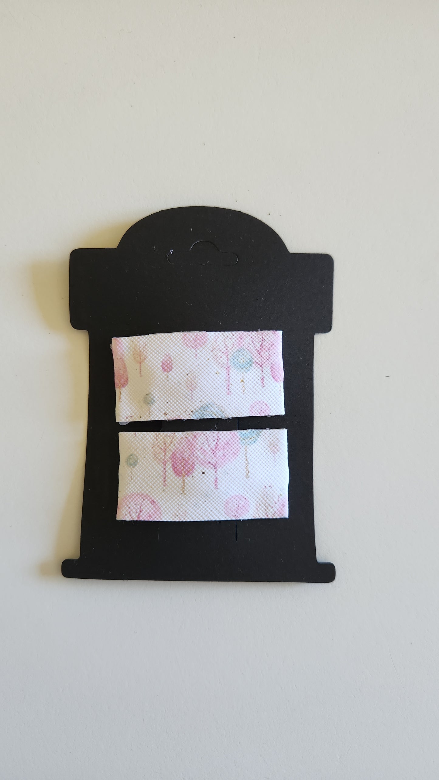 Floral Swirl Trees Snap Hair Clip